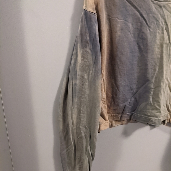 Praise cropped long sleeve tie dye - Picture 3 of 5